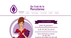 Desktop Screenshot of ducotedelaporcelaine.com